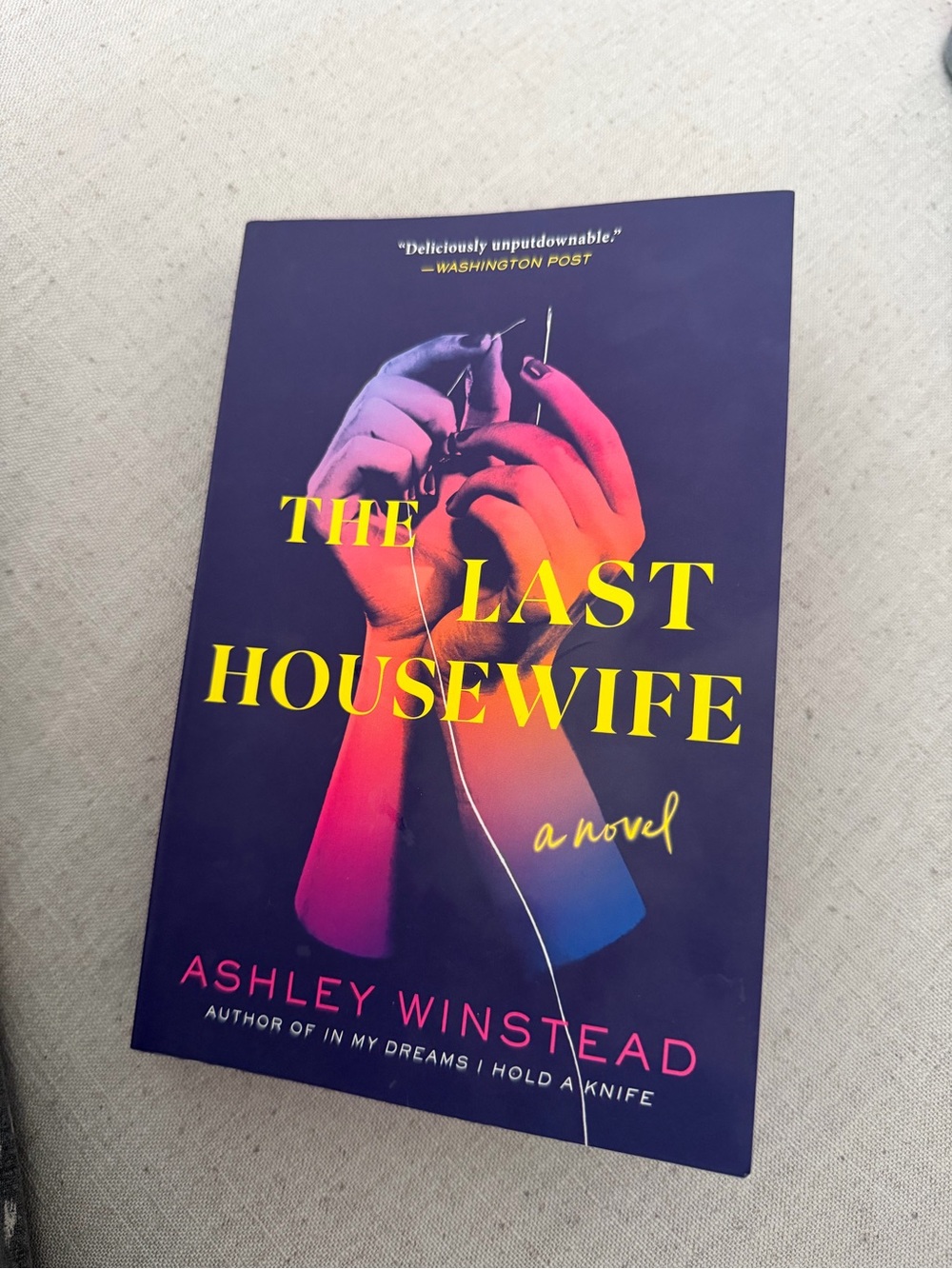 The Last Housewife by Ashley Winstead - Purple Cover Book